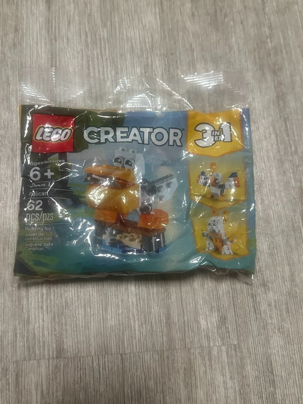 Brand NEW Lego 30571 Creator 3-in-1 Pelican Bird Polybag Sealed - Picture 1 of 1